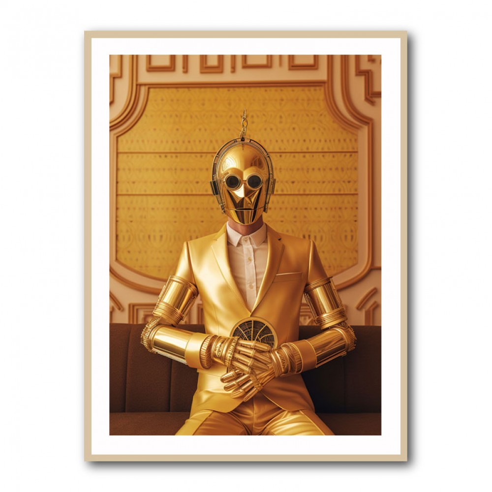 C-3PO Suited & Booted Wall Art