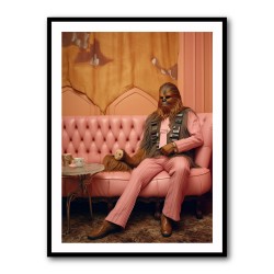 Chewbacca in Pink Wall Art