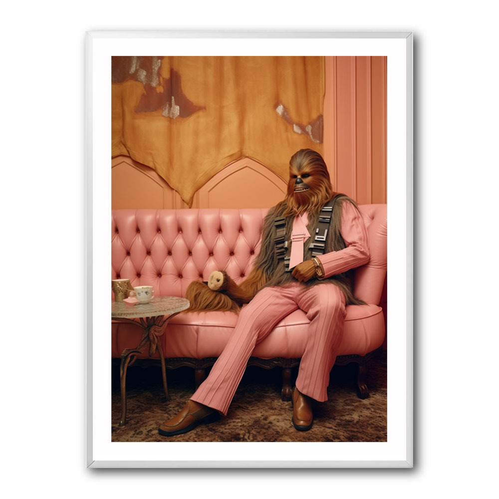Chewbacca in Pink Wall Art