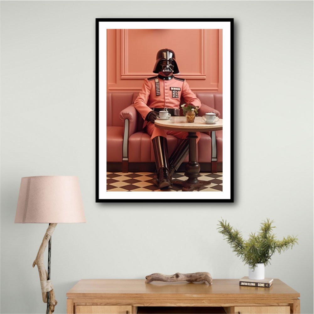 Vader Coffee Time Wall Art
