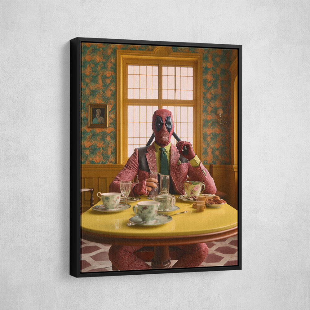 Deadpool At Lunch Wall Art