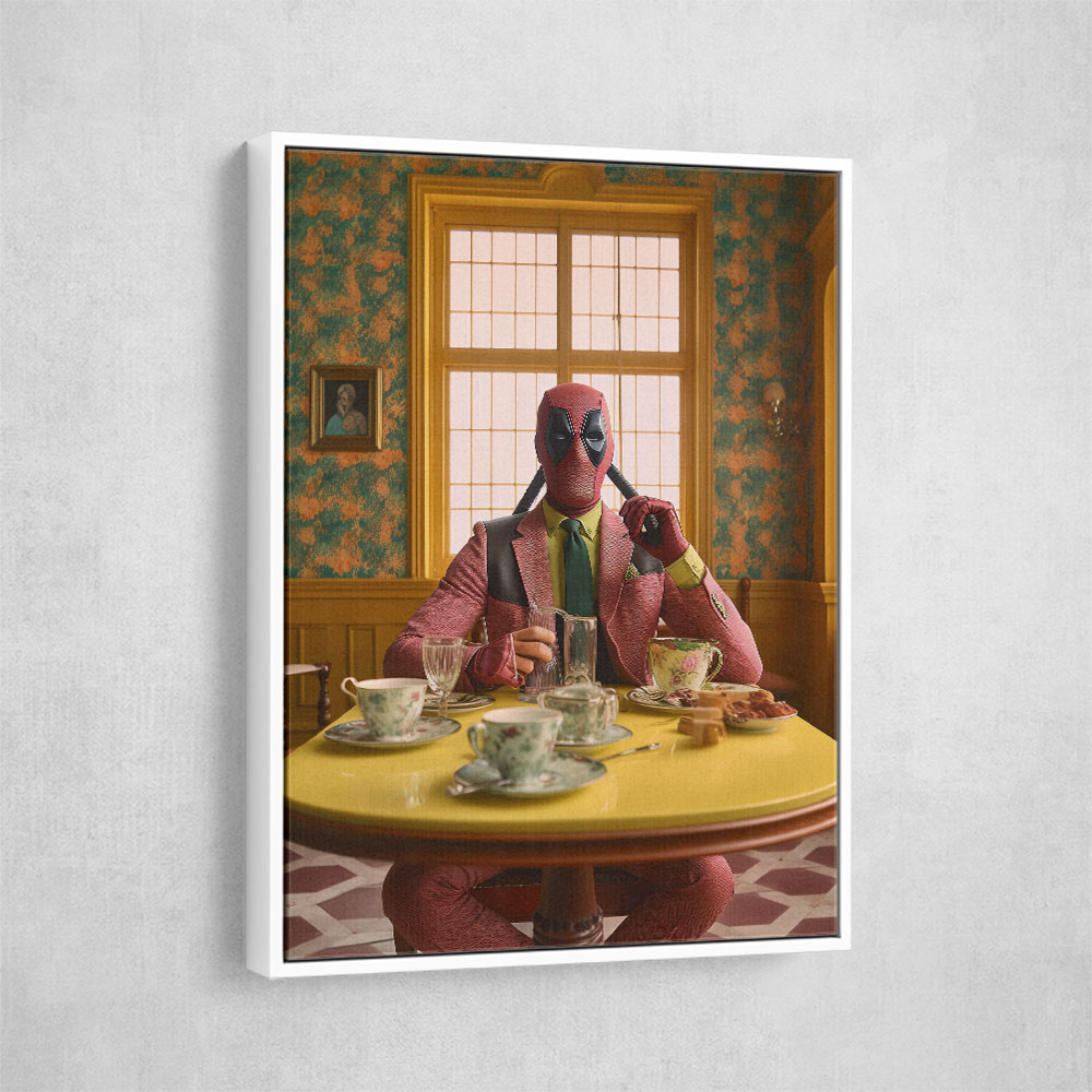 Deadpool At Lunch Wall Art