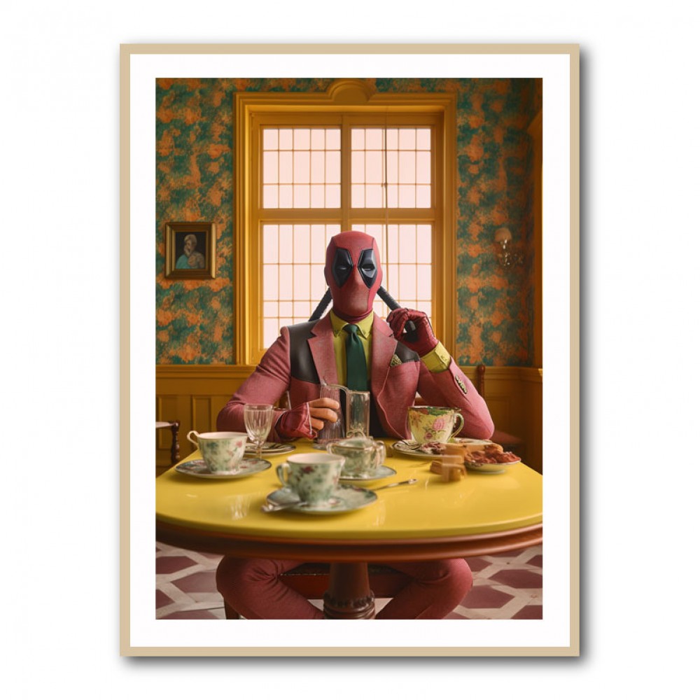 Deadpool At Lunch Wall Art Deadpool At Lunch Wall Art