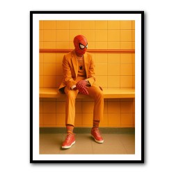 Spiderman In His Yellow Suit Wall Art