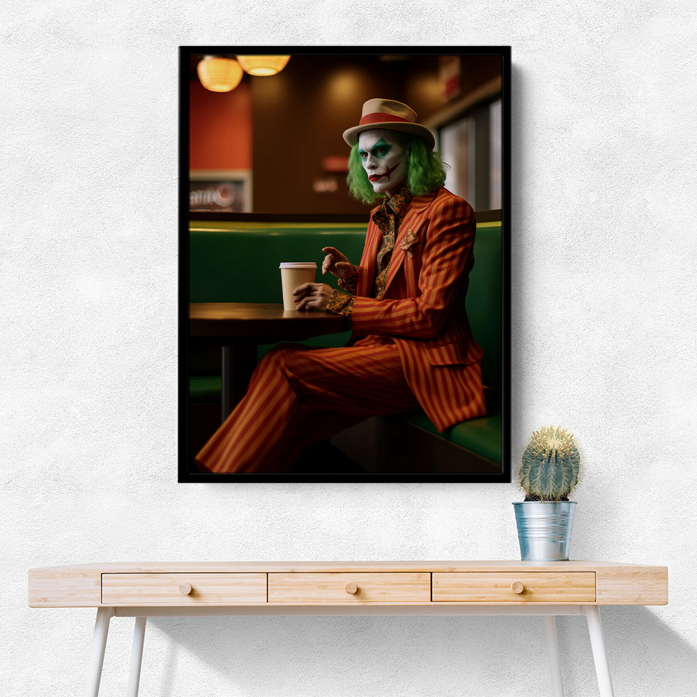 The Joker Coffee Time Wall Art The Joker Coffee Time Wall Art