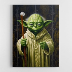 Wise Yoda Wall Art