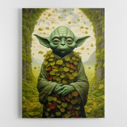 Botanical Yoda Wall Art