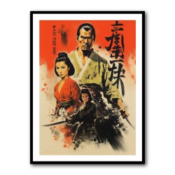 Samurai Vintage Movie Poster