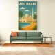 Abu Dhabi - UAE Travel Poster Abu Dhabi - UAE Travel Poster