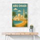 Abu Dhabi - UAE Travel Poster Abu Dhabi - UAE Travel Poster