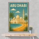 Abu Dhabi - UAE Travel Poster Abu Dhabi - UAE Travel Poster