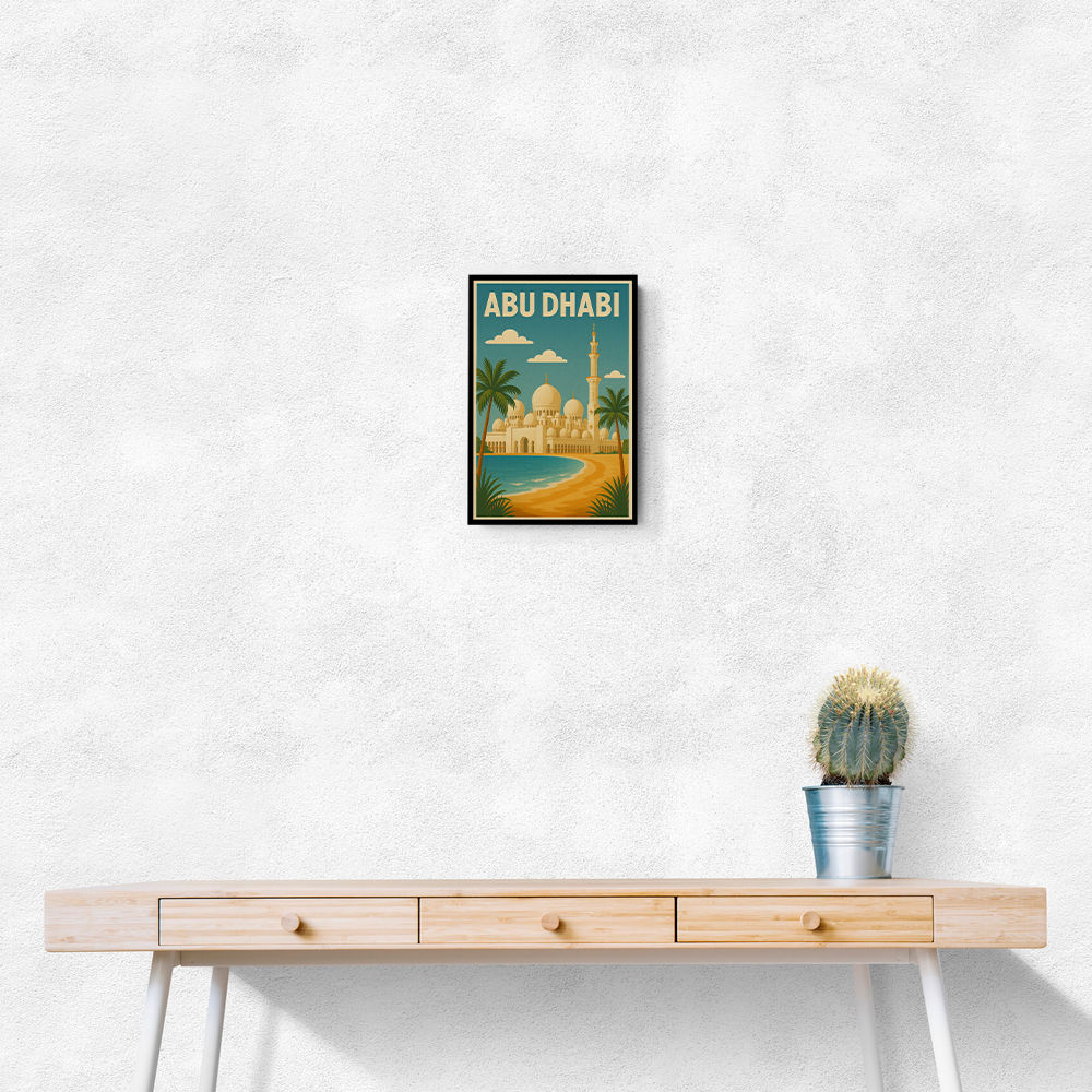 Abu Dhabi - UAE Travel Poster Abu Dhabi - UAE Travel Poster