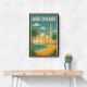 Abu Dhabi - UAE Travel Poster Abu Dhabi - UAE Travel Poster