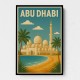 Abu Dhabi - UAE Travel Poster Abu Dhabi - UAE Travel Poster