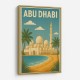 Abu Dhabi - UAE Travel Poster Abu Dhabi - UAE Travel Poster