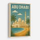 Abu Dhabi - UAE Travel Poster Abu Dhabi - UAE Travel Poster