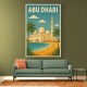 Abu Dhabi - UAE Travel Poster Abu Dhabi - UAE Travel Poster