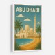 Abu Dhabi - UAE Travel Poster Abu Dhabi - UAE Travel Poster