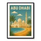 Abu Dhabi - UAE Travel Poster Abu Dhabi - UAE Travel Poster