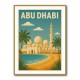 Abu Dhabi - UAE Travel Poster Abu Dhabi - UAE Travel Poster