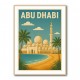 Abu Dhabi - UAE Travel Poster Abu Dhabi - UAE Travel Poster