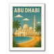 Abu Dhabi - UAE Travel Poster Abu Dhabi - UAE Travel Poster