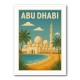 Abu Dhabi - UAE Travel Poster Abu Dhabi - UAE Travel Poster