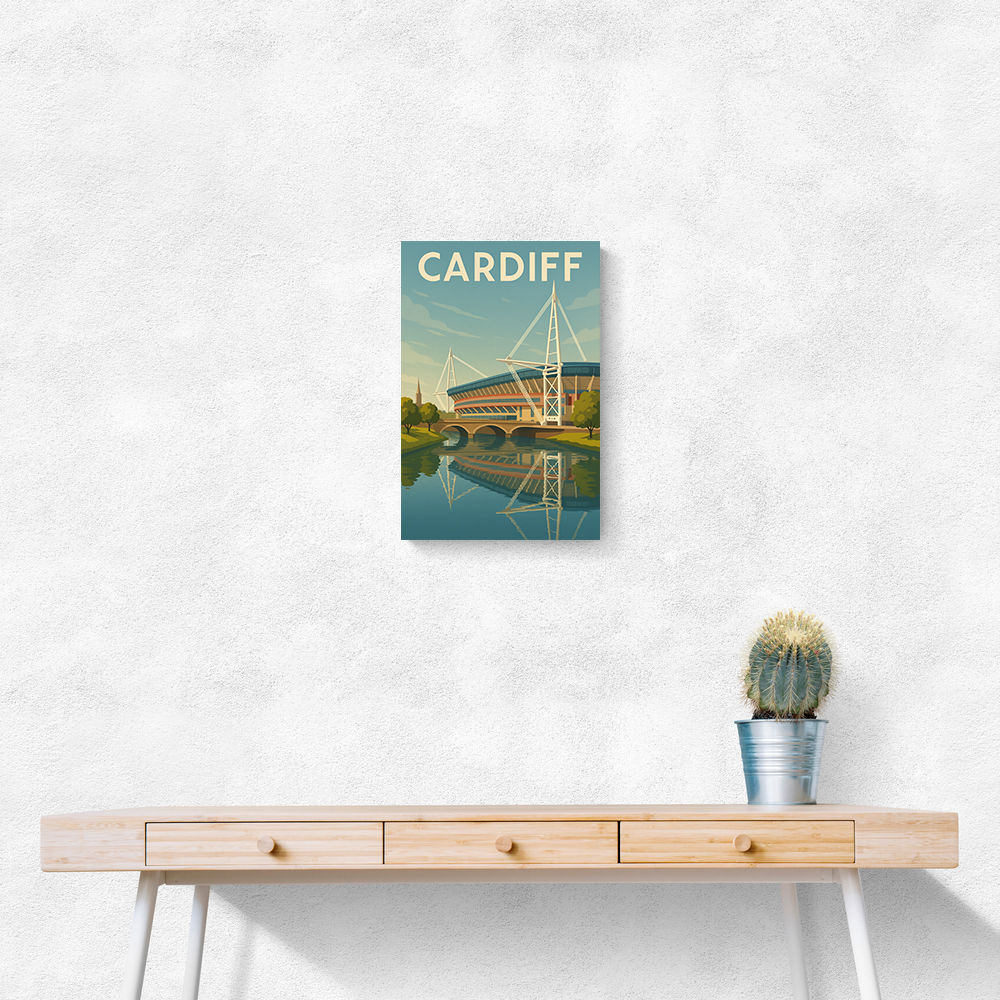 Cardiff Travel Poster 1 Wall Art Cardiff Travel Poster 1 Wall Art