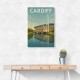 Cardiff Travel Poster 1 Wall Art Cardiff Travel Poster 1 Wall Art