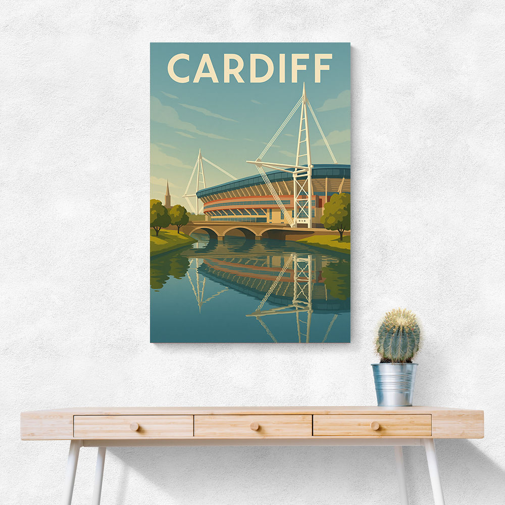Cardiff Travel Poster 1 Wall Art Cardiff Travel Poster 1 Wall Art