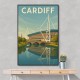 Cardiff Travel Poster 1 Wall Art Cardiff Travel Poster 1 Wall Art