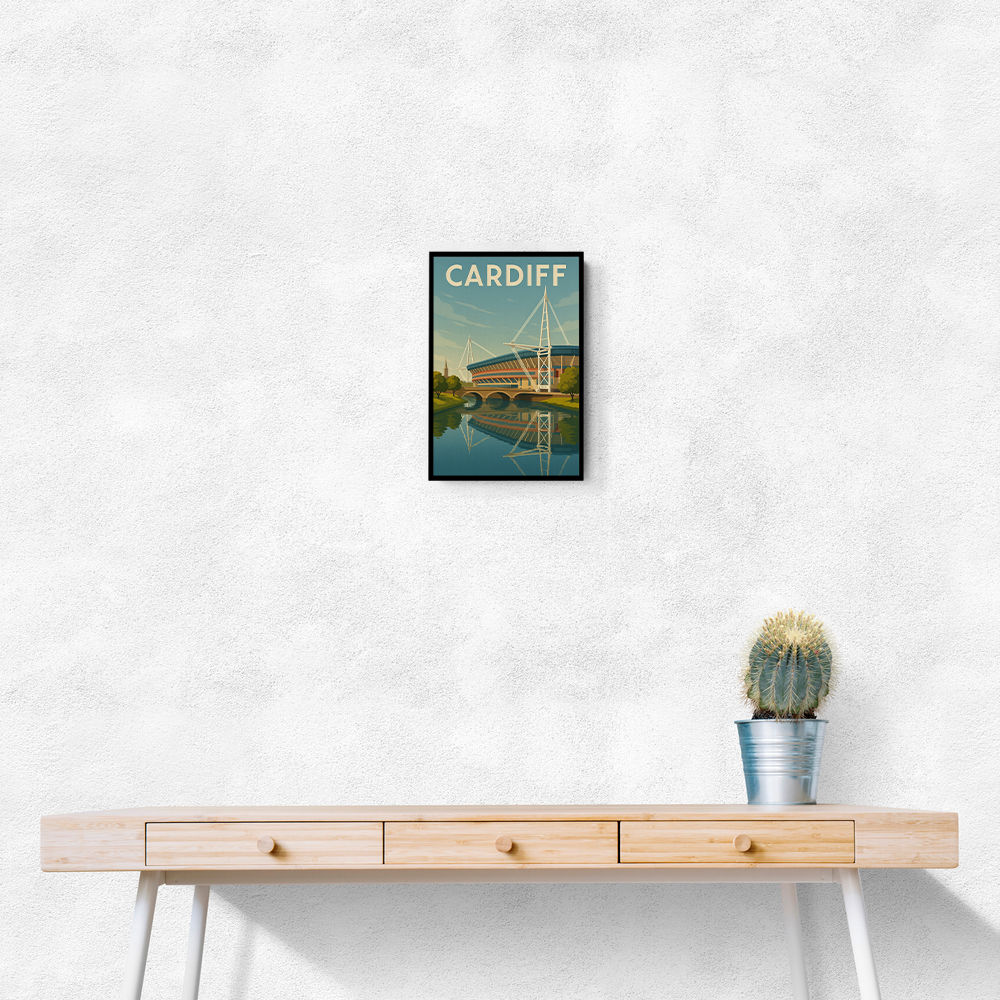 Cardiff Travel Poster 1 Wall Art Cardiff Travel Poster 1 Wall Art