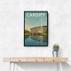Cardiff Travel Poster 1 Wall Art Cardiff Travel Poster 1 Wall Art