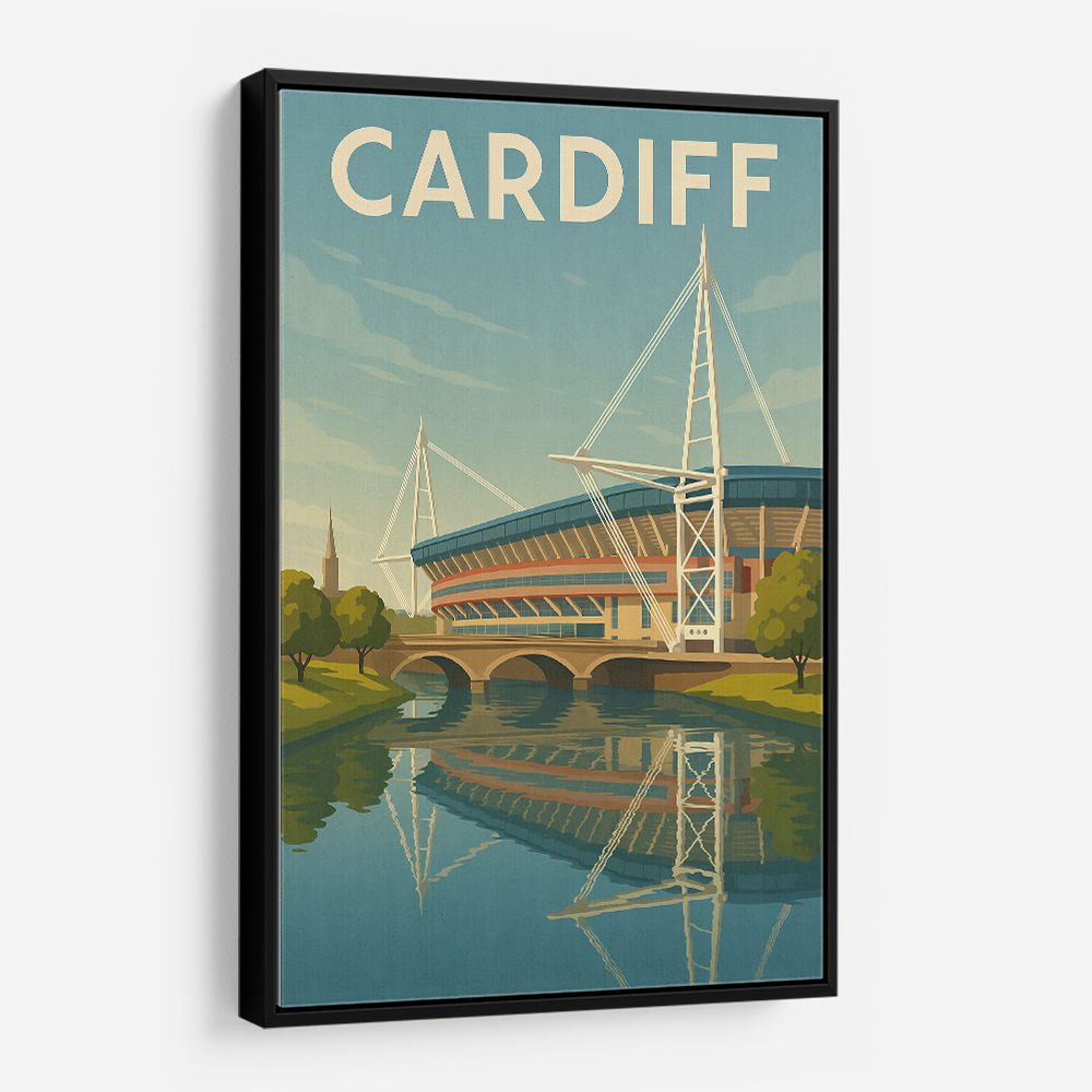 Cardiff Travel Poster 1 Wall Art Cardiff Travel Poster 1 Wall Art