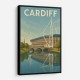 Cardiff Travel Poster 1 Wall Art Cardiff Travel Poster 1 Wall Art