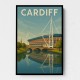 Cardiff Travel Poster 1 Wall Art Cardiff Travel Poster 1 Wall Art