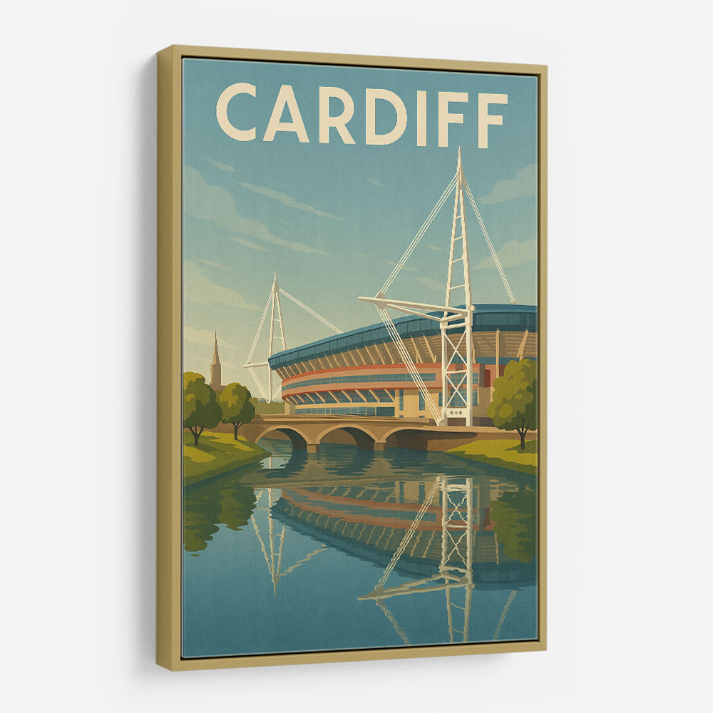 Cardiff Travel Poster 1 Wall Art Cardiff Travel Poster 1 Wall Art