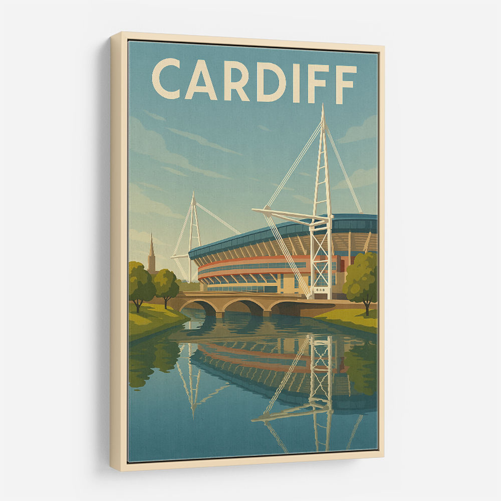 Cardiff Travel Poster 1 Wall Art Cardiff Travel Poster 1 Wall Art