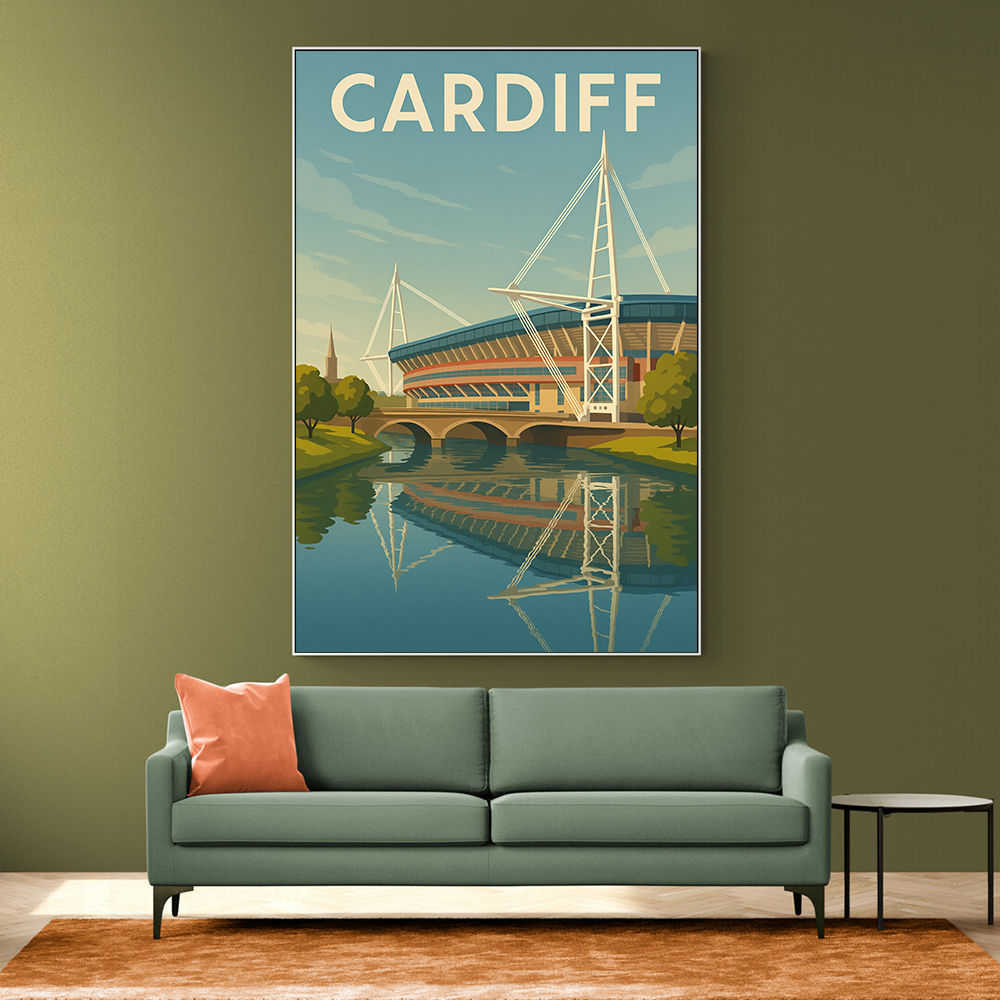 Cardiff Travel Poster 1 Wall Art Cardiff Travel Poster 1 Wall Art