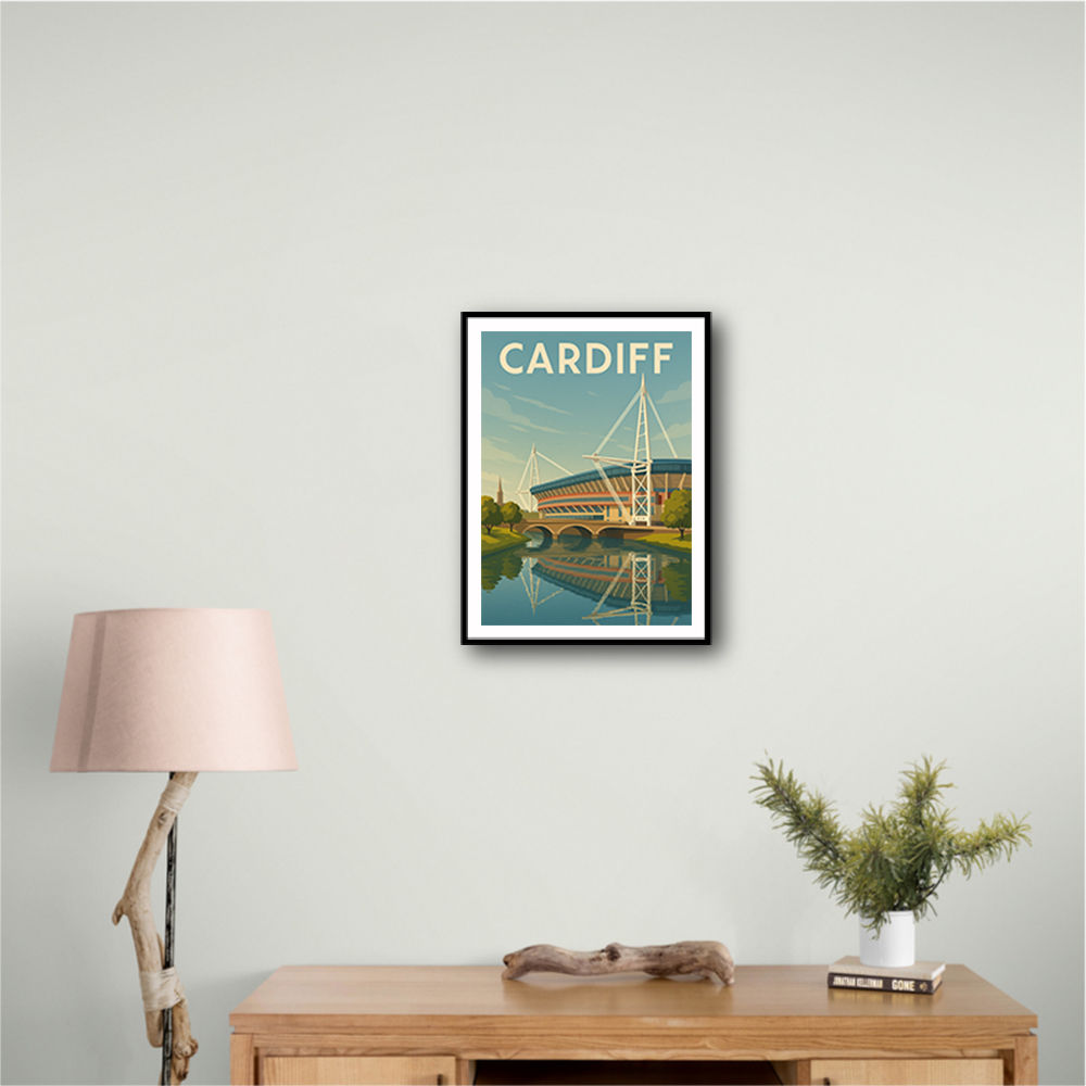Cardiff Travel Poster 1 Wall Art Cardiff Travel Poster 1 Wall Art