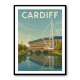 Cardiff Travel Poster 1 Wall Art Cardiff Travel Poster 1 Wall Art