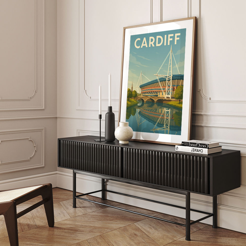 Cardiff Travel Poster 1 Wall Art Cardiff Travel Poster 1 Wall Art