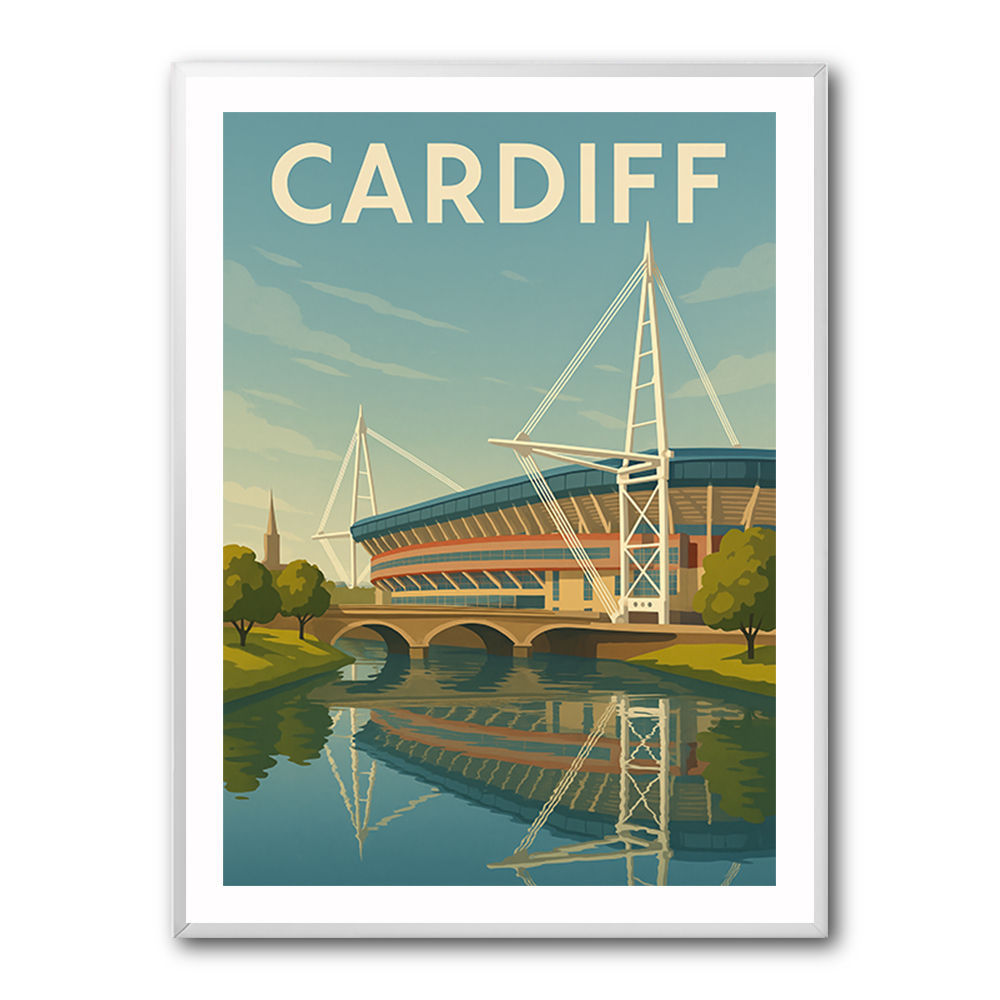 Cardiff Travel Poster 1 Wall Art Cardiff Travel Poster 1 Wall Art