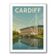 Cardiff Travel Poster 1 Wall Art Cardiff Travel Poster 1 Wall Art