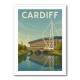 Cardiff Travel Poster 1 Wall Art Cardiff Travel Poster 1 Wall Art