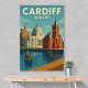 Cardiff Travel Poster Wall Art Cardiff Travel Poster Wall Art