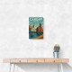 Cardiff Travel Poster Wall Art Cardiff Travel Poster Wall Art