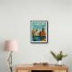 Cardiff Travel Poster Wall Art Cardiff Travel Poster Wall Art