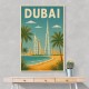 Dubai Travel Poster Wall Art