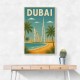 Dubai Travel Poster Wall Art